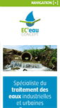 Mobile Screenshot of ec-eau.com